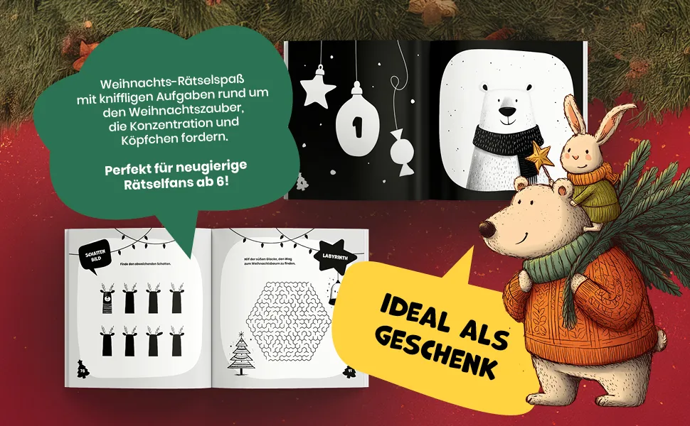 Der große Rätsel-Adventskalender für Kinder ab 6 – Vorschau 2