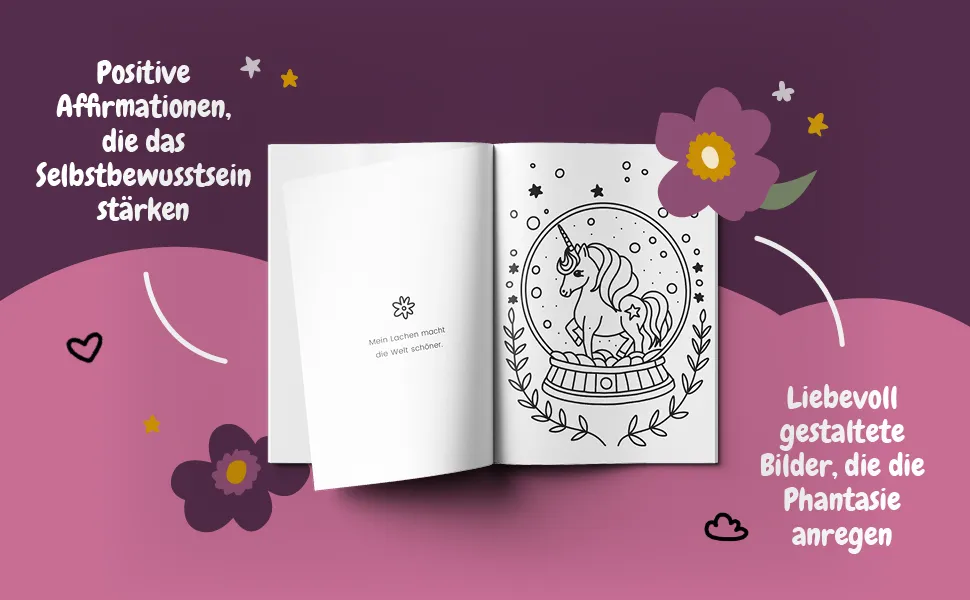 Das Einhorn Malbuch für starke Mädchen – Vorschau 2
