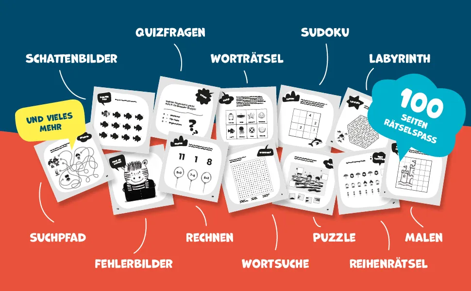 Großes Sommer-Rätselbuch ab 6 – Vorschau 3
