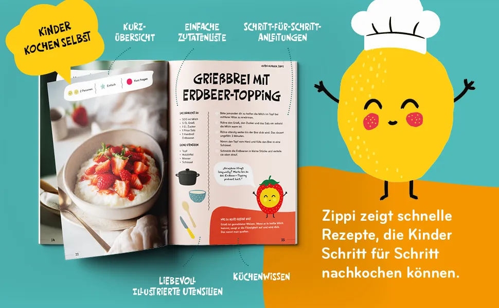 Zippi kocht! – Das 10-Minuten-Kochbuch für Kinder – Vorschau 2