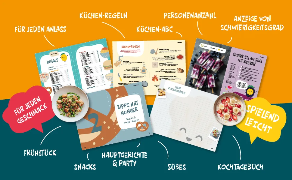 Zippi kocht! – Das 10-Minuten-Kochbuch für Kinder – Vorschau 4