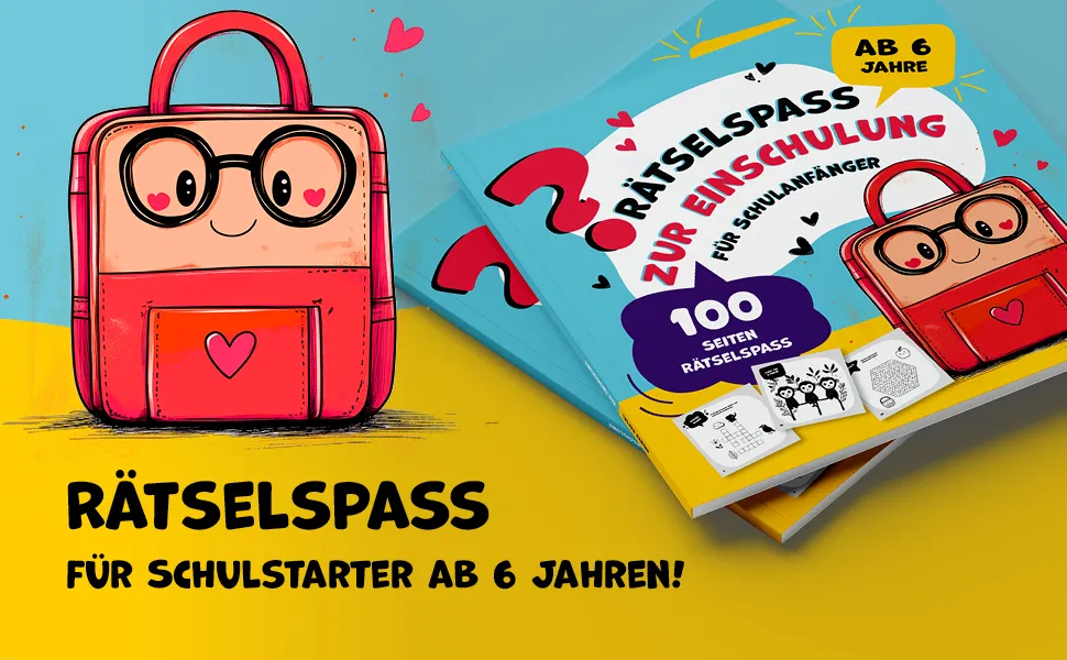 Mein großes Rätselbuch zur Einschulung ab 6 – Vorschau 1