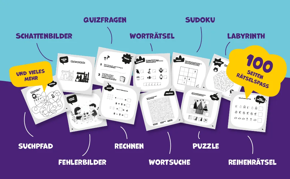 Mein großes Rätselbuch zur Einschulung ab 6 – Vorschau 3