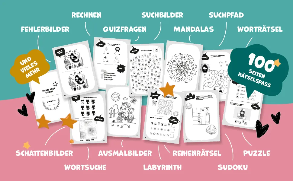 Mitmachbuch für Mädchen ab 6 – Vorschau 3