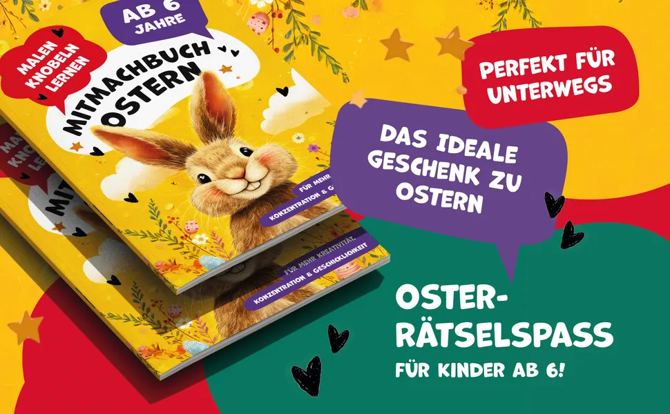 Mitmachbuch Ostern für Kinder ab 6 – Vorschau 1