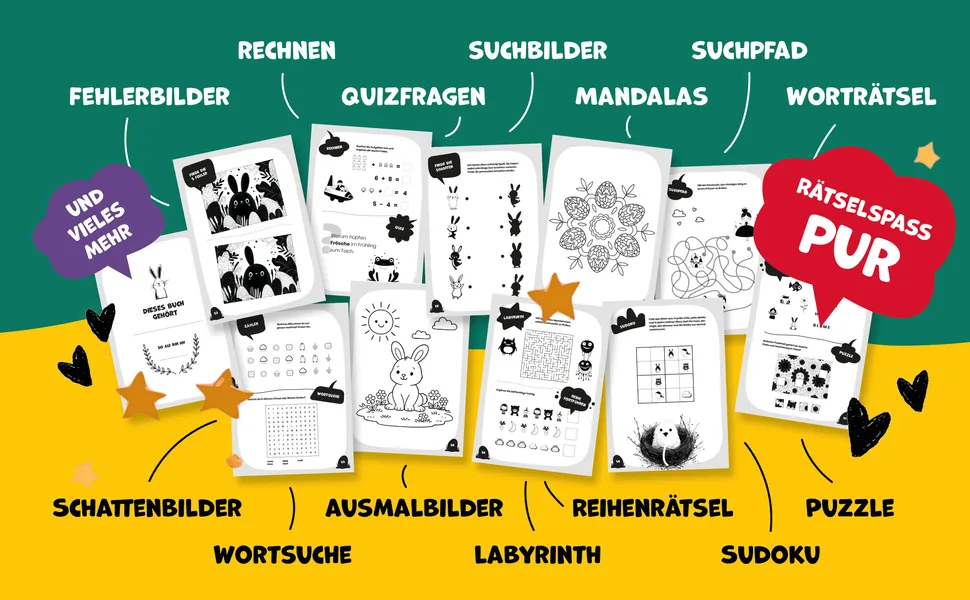 Mitmachbuch Ostern für Kinder ab 6 – Vorschau 3