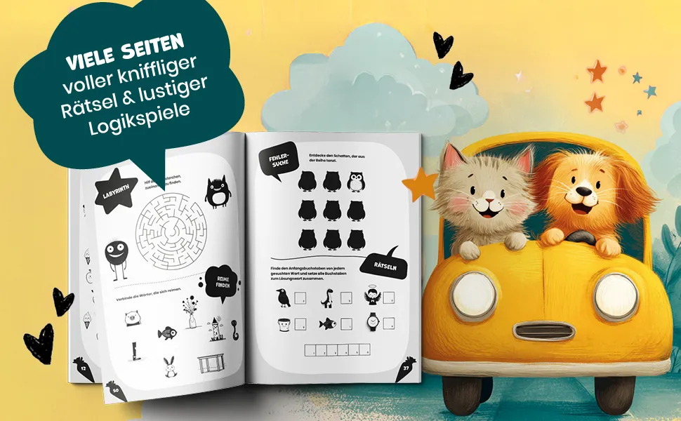 Mitmachbuch für unterwegs ab 6 Jahren – Vorschau 2
