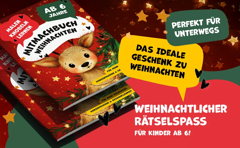 Mitmachbuch Weihnachten für Kinder ab 6 – Vorschau 1