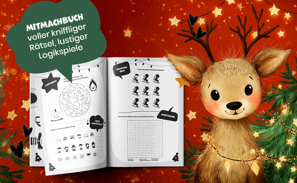 Mitmachbuch Weihnachten für Kinder ab 6 – Vorschau 2