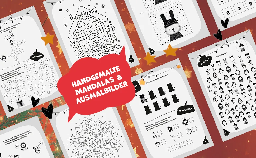 Mitmachbuch Weihnachten für Kinder ab 6 – Vorschau 4