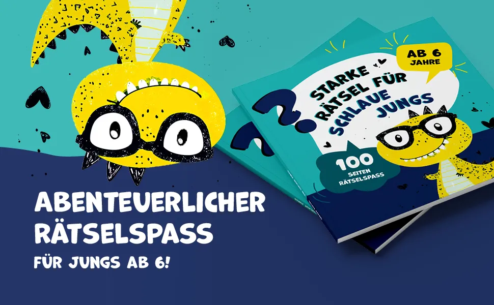 Das große Rätselbuch für Jungs ab 6 Jahren – Vorschau 1