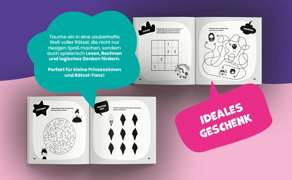 Das große Rätselbuch für Mädchen ab 6 Jahren – Vorschau 2