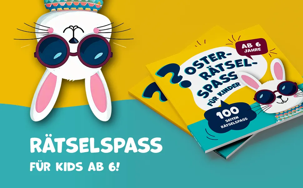 Rätselbuch Ostern und Frühling für Kinder ab 6 Jahre – Vorschau 1
