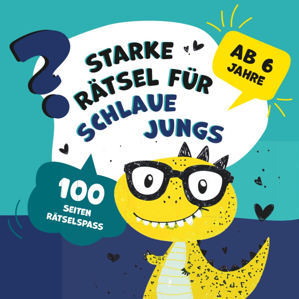 Das große Rätselbuch für Jungs ab 6 Jahren